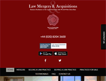 Tablet Screenshot of lawmergers.co.uk